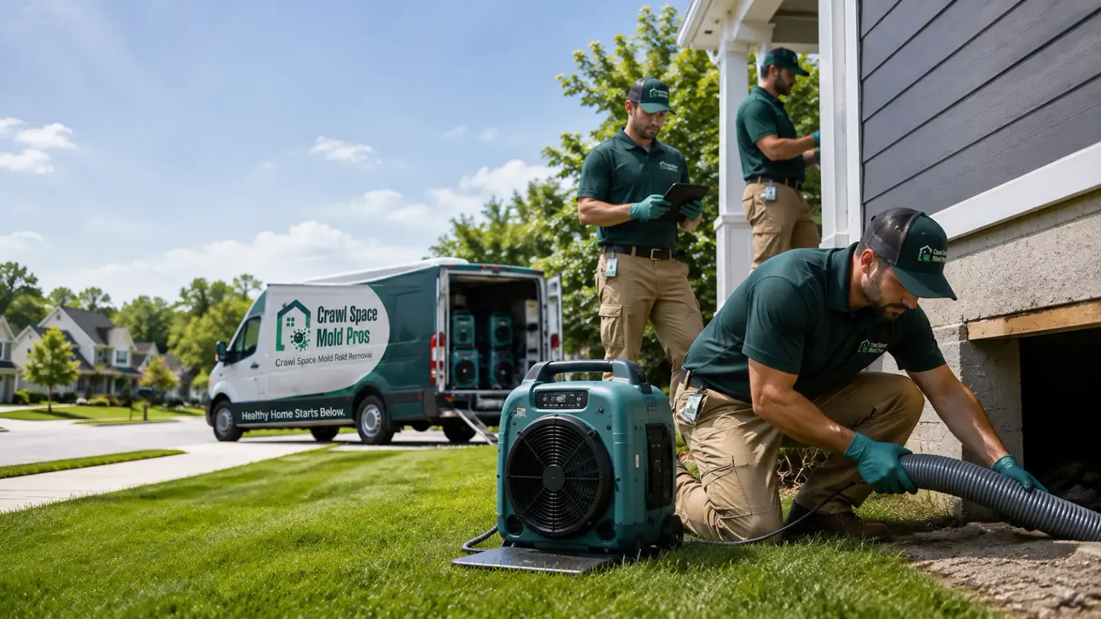 Crawl Space Mold Removal in Pennington, MN